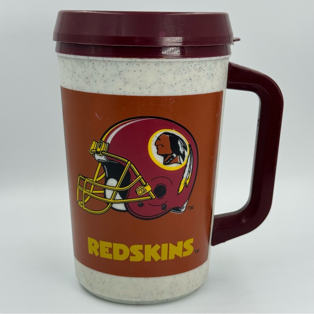 Vintage 7 Eleven Aladdin NFL Washington Redskins Insulated Travel Mug Plastic